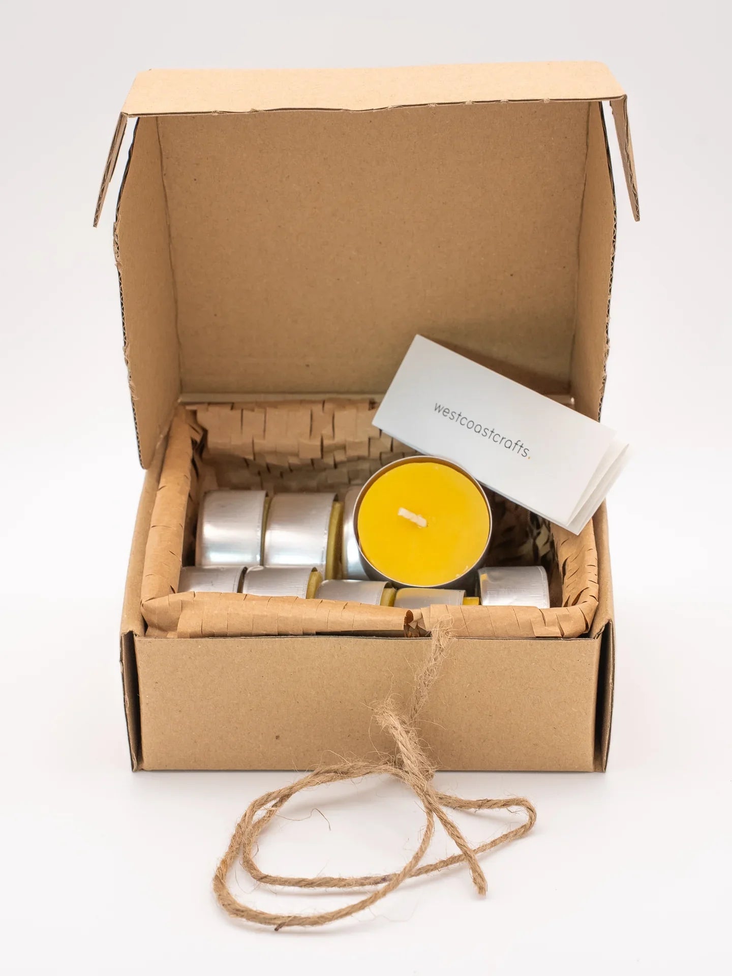 10 x Beeswax Tealights | Recyclable Metal Cups