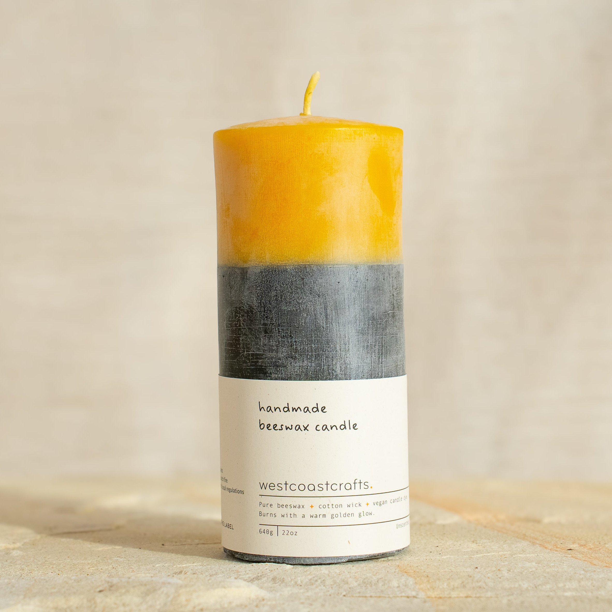 Twilight Beeswax Candle - 90 hour burn