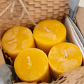 8 Beeswax Votive Candle Refills - 12 hour burn