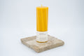 Large Octagon Spiral Beeswax Candle - 100+ hour burn