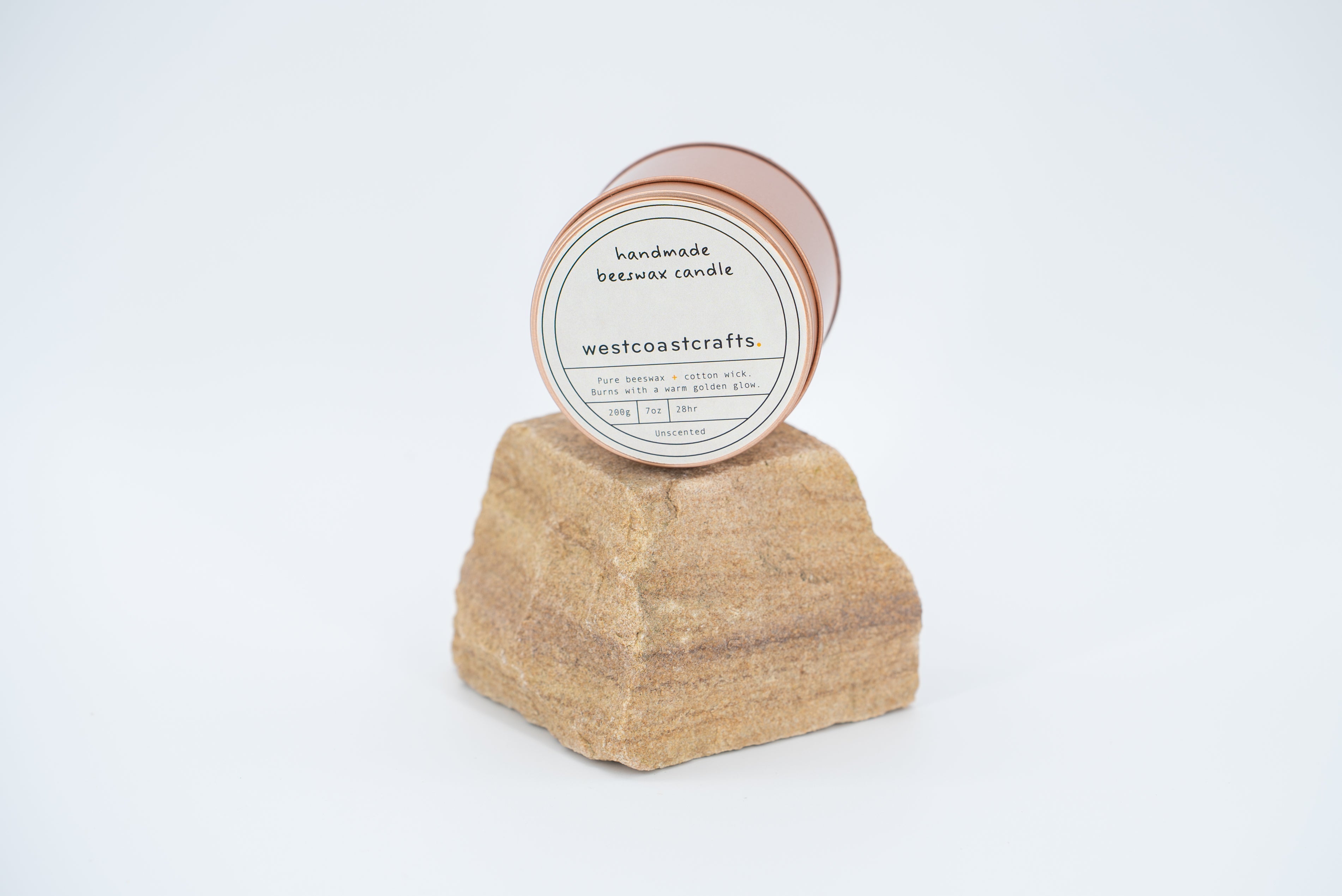 Large Beeswax Candle Tin - 28 hour burn